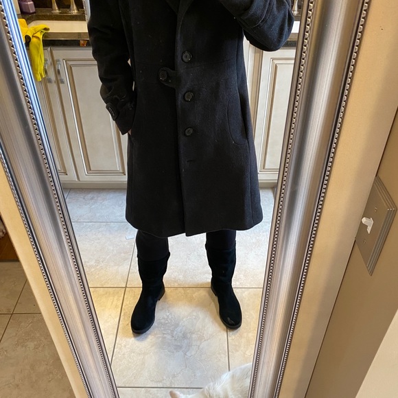 EC Preston & York CharcoalGrey wool coat - Picture 9 of 16